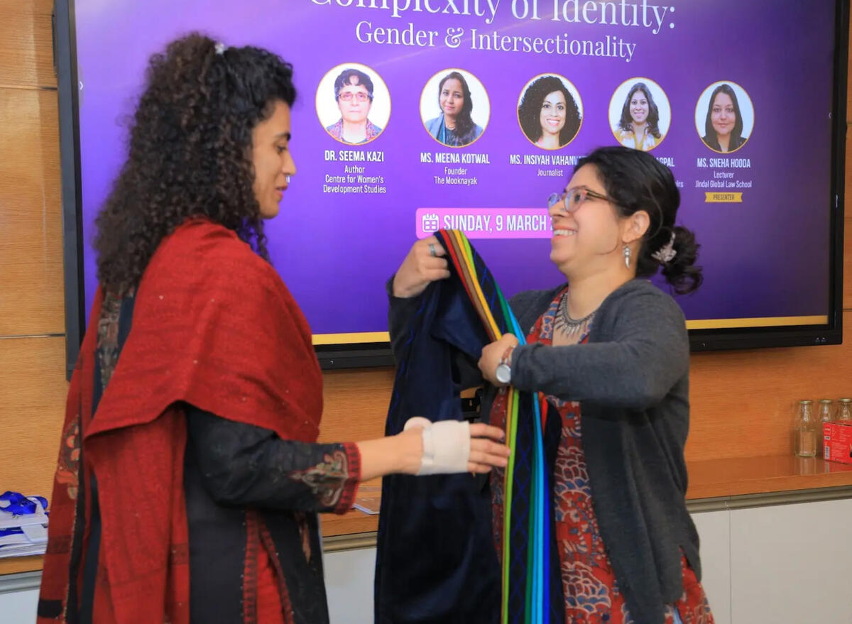 Panel discussion at OP Jindal Global Global University