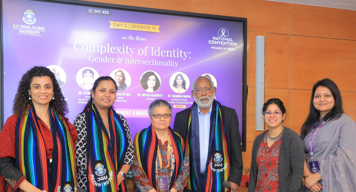 Panel discussion at OP Jindal Global Global University