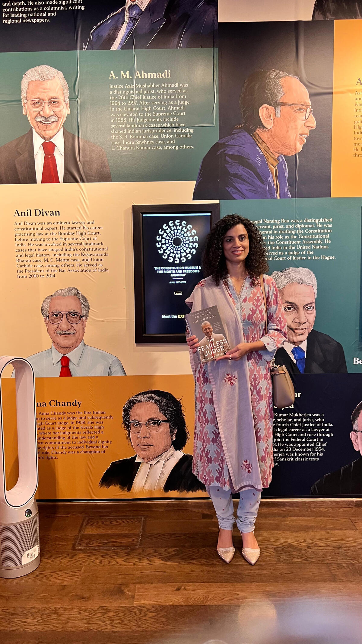 Insiyah at the Constitution Museum Jindal Global Law School.